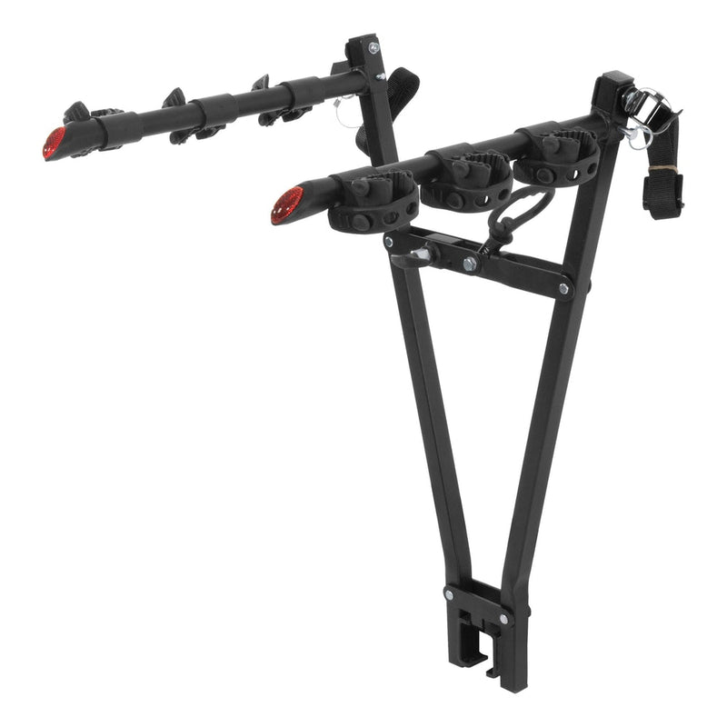 18013 Clamp-On 3-Bike Hitch Mount Bike Rack, Fits Over 2-in Receiver, Black L3247