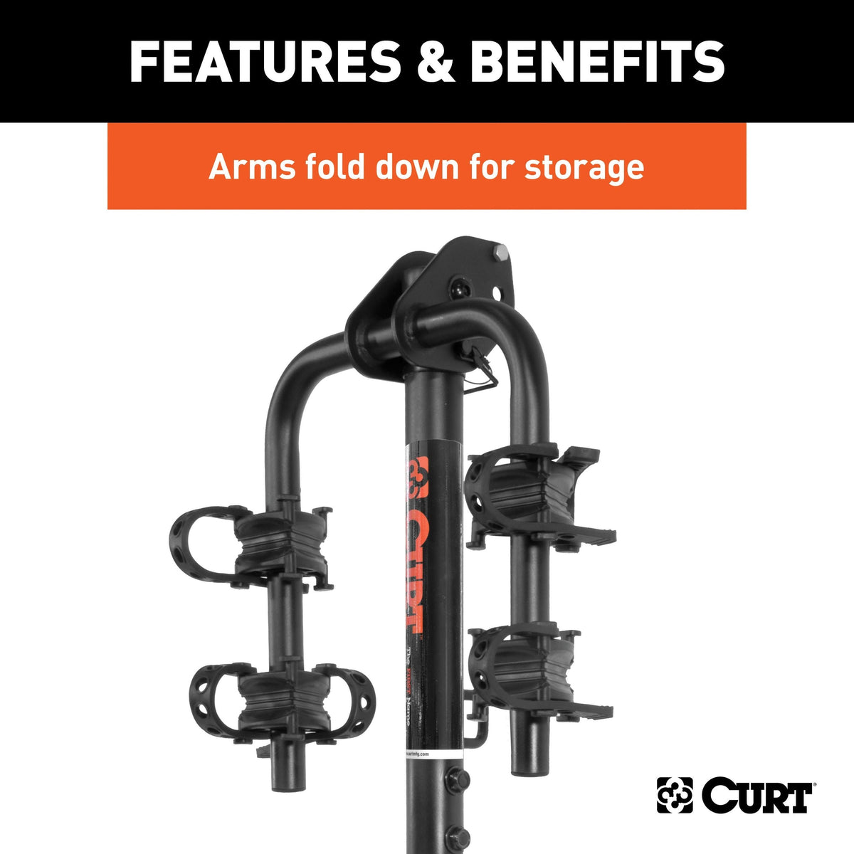 18021 Hitch Mounted Bike Rack, Fits 1-1/4" and 2" Receiver, 2 Bikes