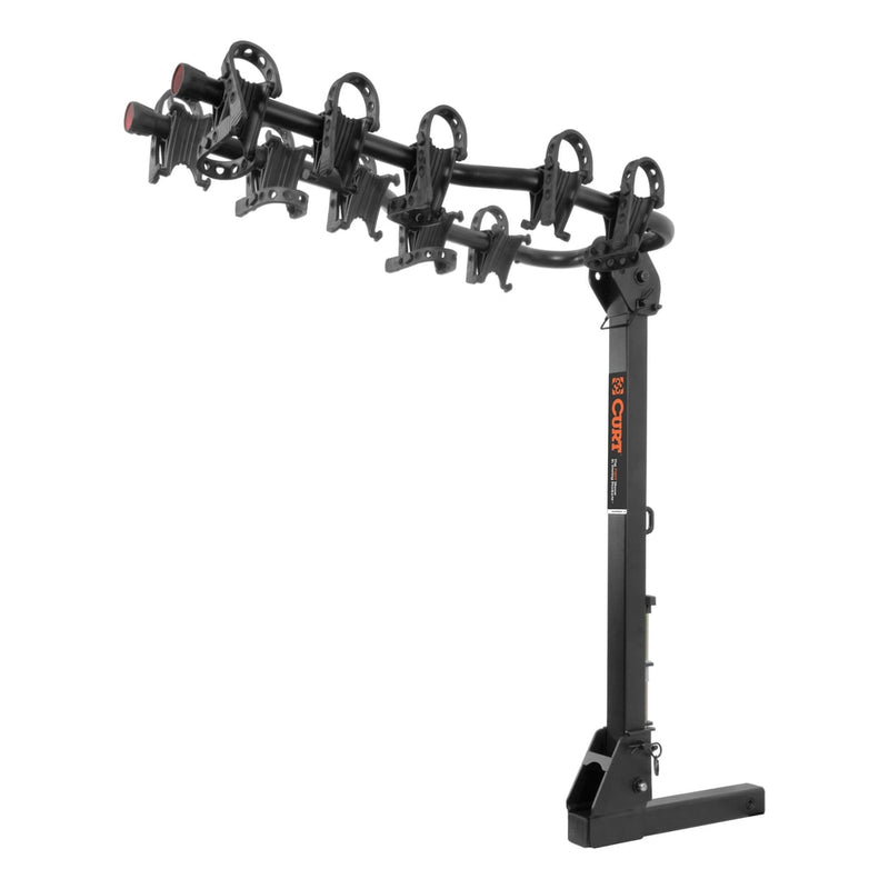 18065 Premium 5-Bike Two Arm Hitch Mount Bike Rack, Fits 2-in Receiver, Black R3877