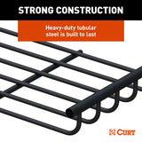 18124 Steel Roof Rack Cargo Basket/Carrier Extension, Black, 6-sq.ft