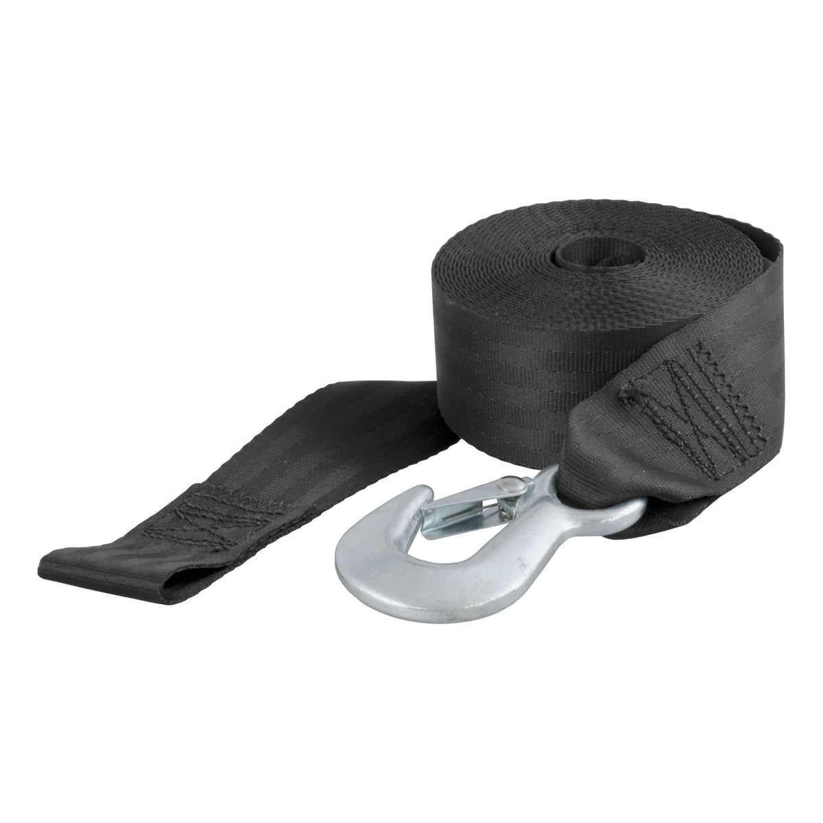 29451 2-in x 20-ft Nylon Winch Strap with Hook, 4,000-lbs