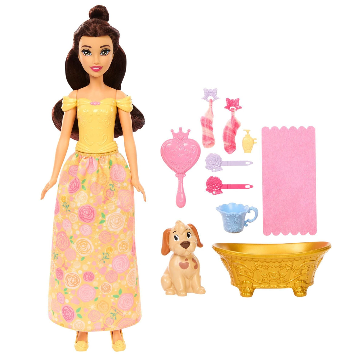 Princess Doll and Feature Pet Playset for Ages 3+