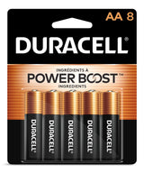 Coppertop AA Alkaline Batteries, All Purpose, 8-pk