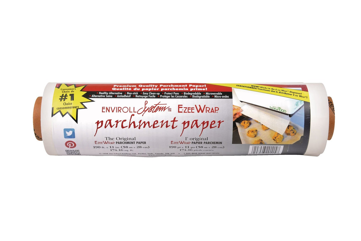Parchment Paper, 190-ft Roll, for Baking & Cooking
