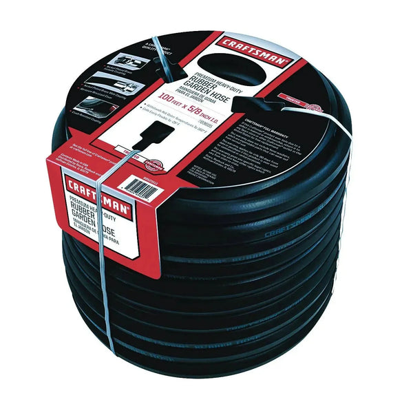 Premium Rubber Garden Hose, 100ft. x 5/8. inch B7594