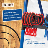 Deluxe Steel Frame Axe Throw Target Game Set