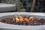 Lunar Bowl Fire Pit, Natural Gas, Light Grey, 45,000 BTU