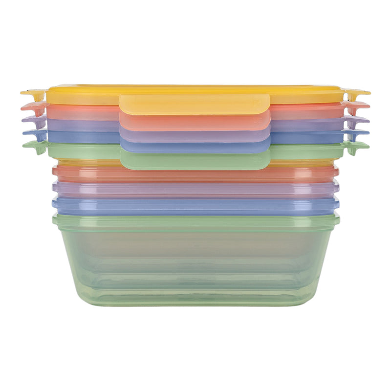 Snap & Nest Meal Prep Food Storage Container Set with Leakproof Lids, 10-pc I6183