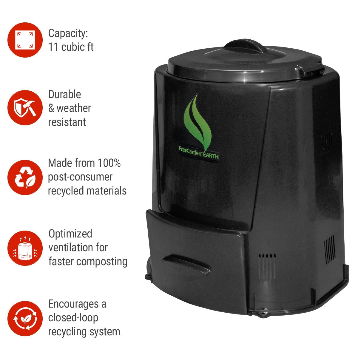 Composter, 11 Cu. Ft.