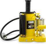 ESCO 30 Ton Air Hydraulic Bottle Jack – Heavy Duty Lifting for Automotive and Industrial Use