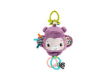 Sing n Go Purple Monkey Plush Baby Stroller Sensory Toy For Newborns