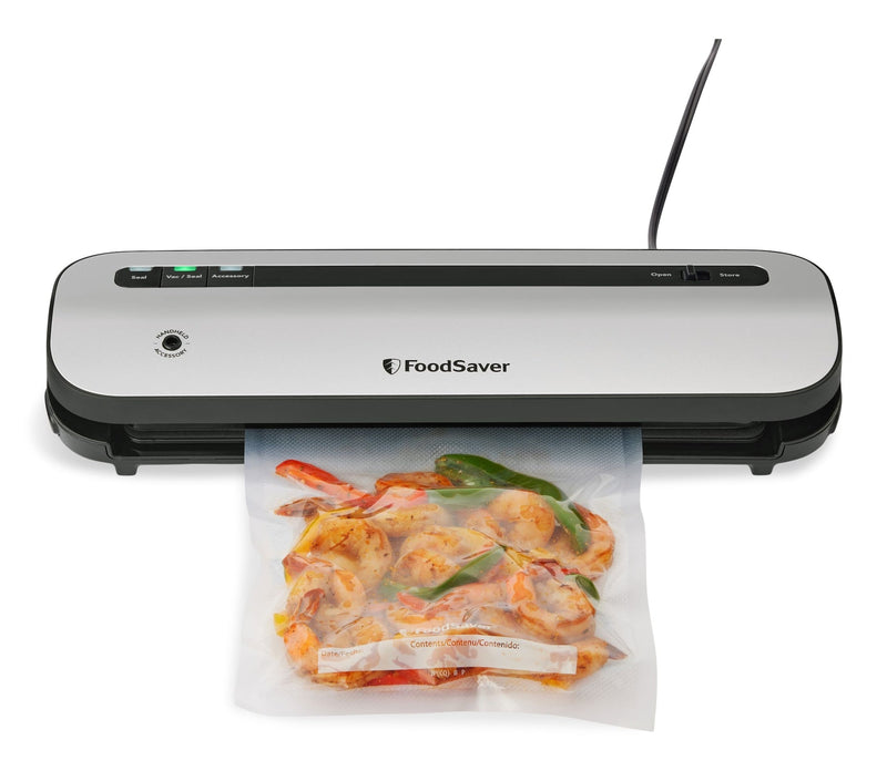 VS 1230 Space Saving Vacuum Sealing System Bundle with Built-in Bag Alignment Tool P2586