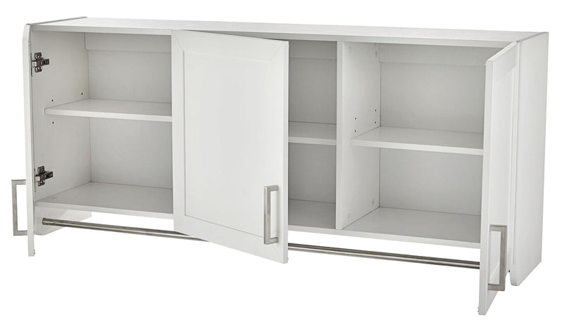 3-Door Wall Laundry Cabinet, White B9872