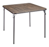 Wood Top Folding Card Table, Compact Design