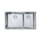 18-Gauge Stainless Steel Double Sink, 31x18-in