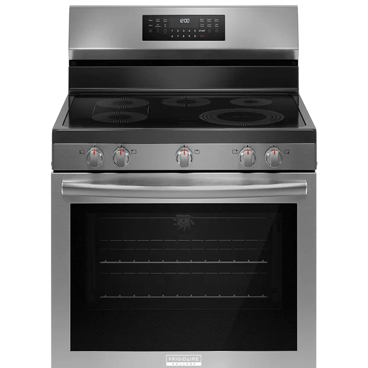 Gallery 30 in 5.3 cu ft. Stainless Steel Electric 5-Burner Range with Total Convection