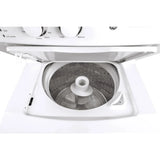 GE White 27 in. 4.4 cu. ft. Washer and 5.9 cu. ft. Dryer Laundry Centre