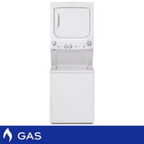 GE White 27 in. 4.4 cu. ft. Washer and 5.9 cu. ft. Dryer Laundry Centre
