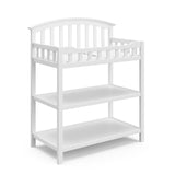 White Changing Table with Water-Resistant Pad