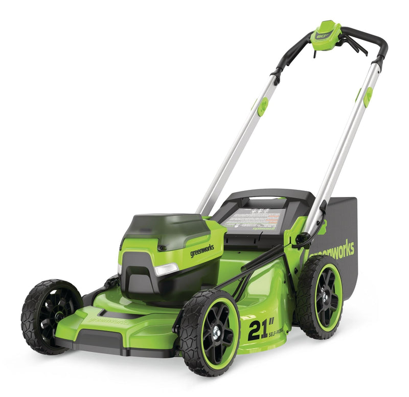 60V 21-in Self-Propelled Lawn Mower with 5.0 Ah Battery & 3A Charger V6292