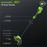 60V Snow Shovel with Directional Vanes, 12-in (Tool Only)
