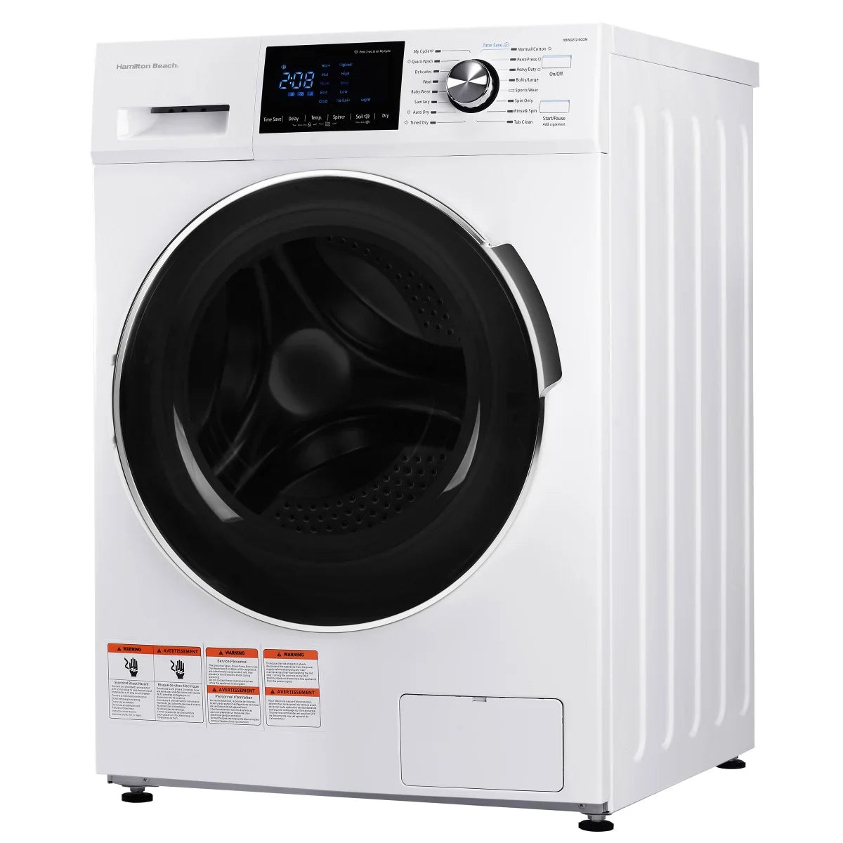 24 in. 3.1 cu. ft. All-in-one Ventless Washer Dryer Combo