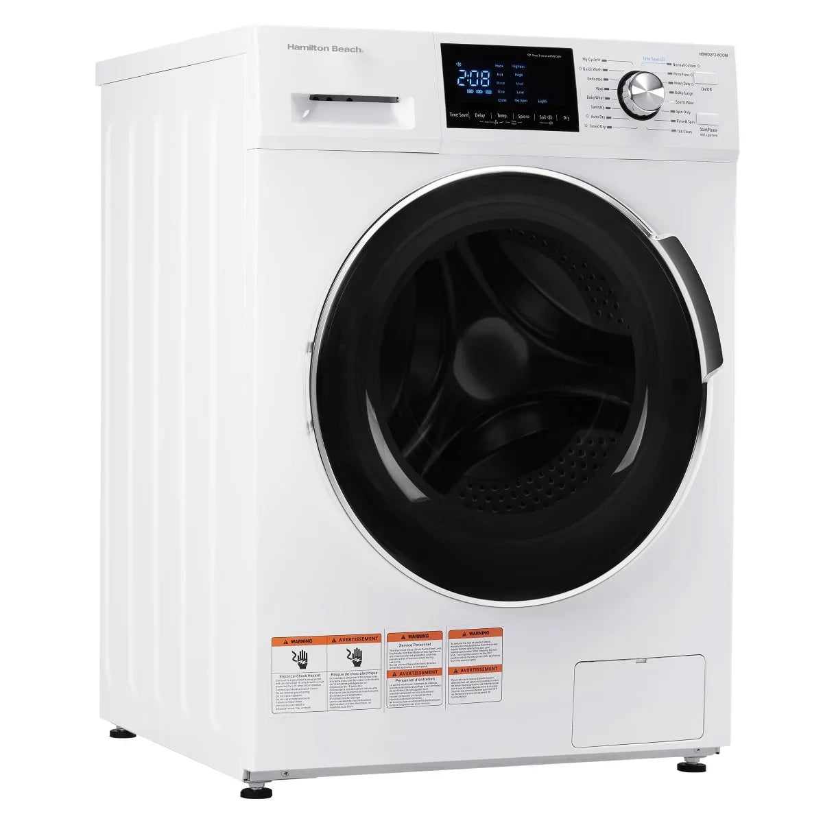 24 in. 3.1 cu. ft. All-in-one Ventless Washer Dryer Combo