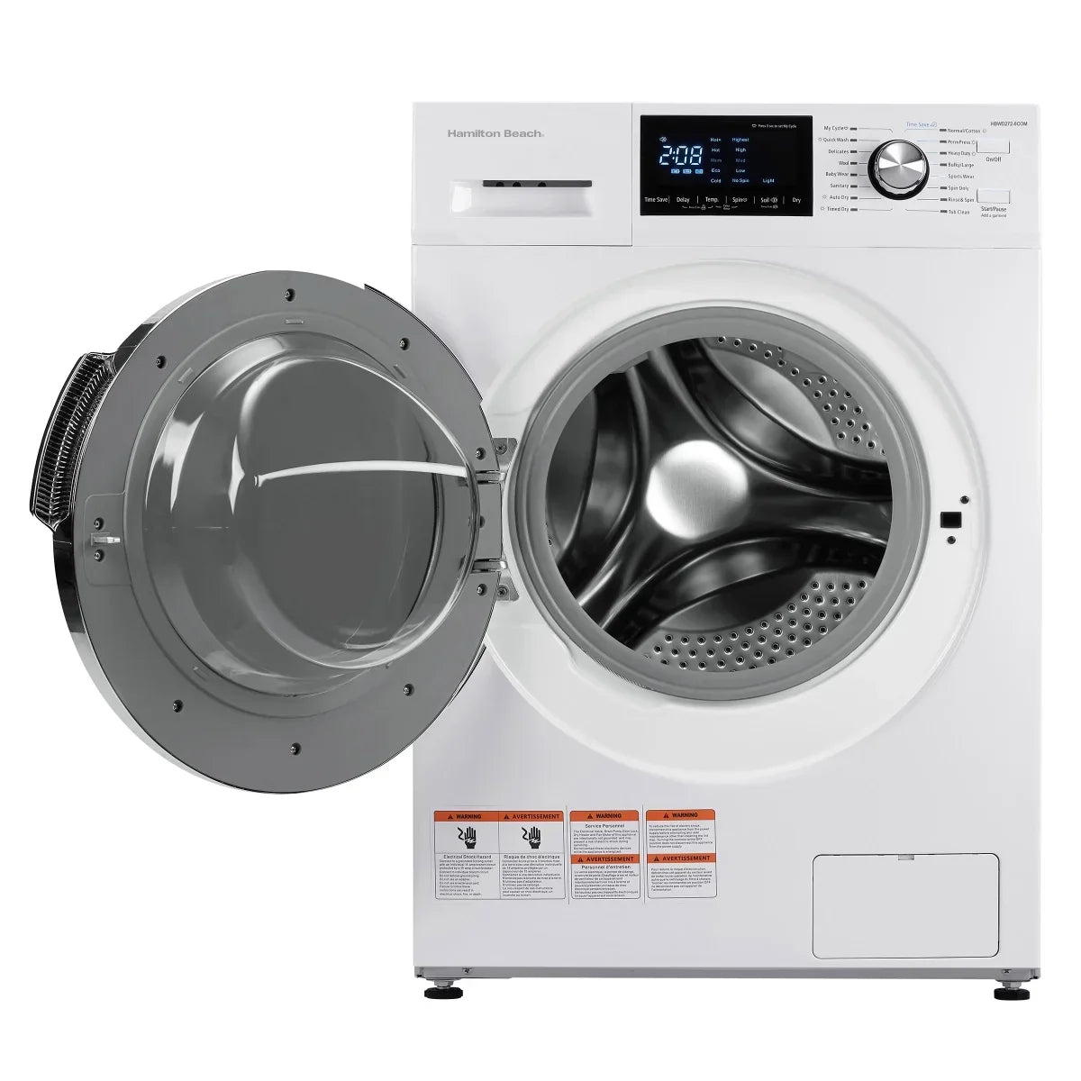 24 in. 3.1 cu. ft. All-in-one Ventless Washer Dryer Combo