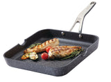 Heritage The Rock Original Grill Pan, Dishwasher & Oven Safe, Black, 10.6-in