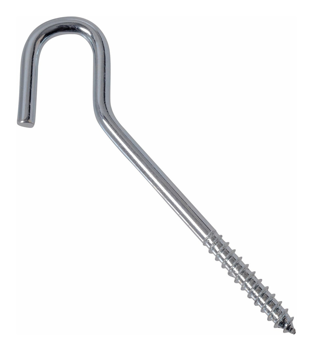 Zinc-Plated Lag Screw Clothesline Hook