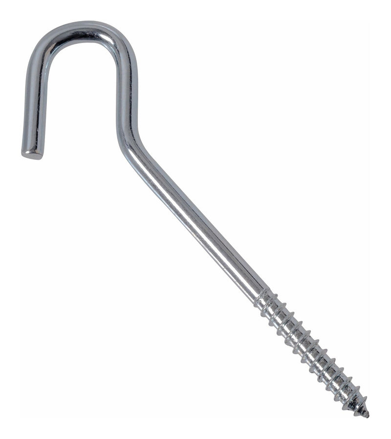 Zinc-Plated Lag Screw Clothesline Hook H1699
