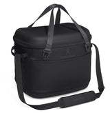 Carryout Compact Insulated Soft Cooler with Shoulder Strap, Black, 30 L