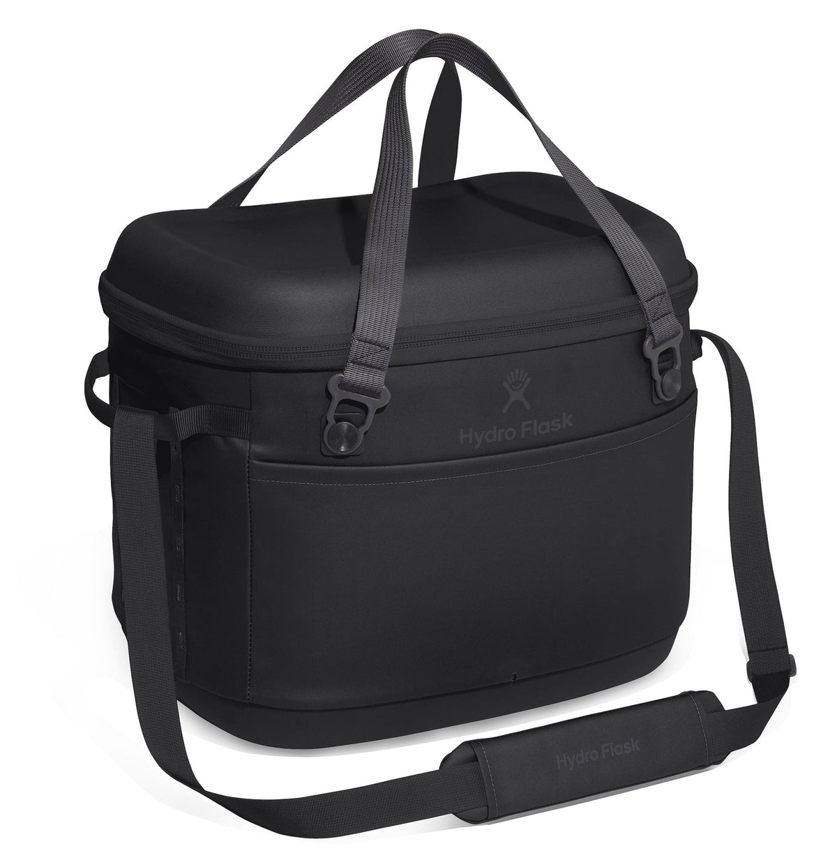 Carryout Compact Insulated Soft Cooler with Shoulder Strap, Black, 30 L