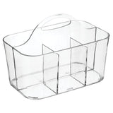 RPET Clarity Bathroom Organizer Caddy, Clear