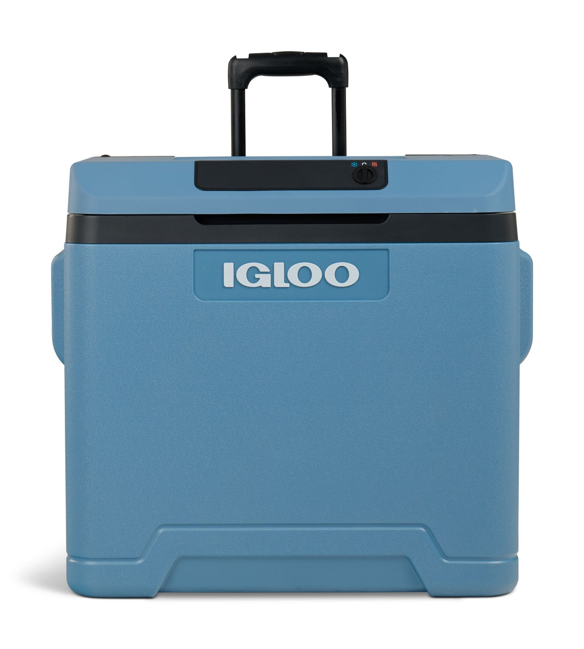 12V Portable Electric Cooler with Wheels, Blue, 40-L