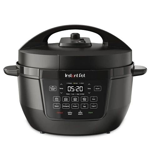 Wide Base Pressure Cooker with Easy Release, 7.5-qt