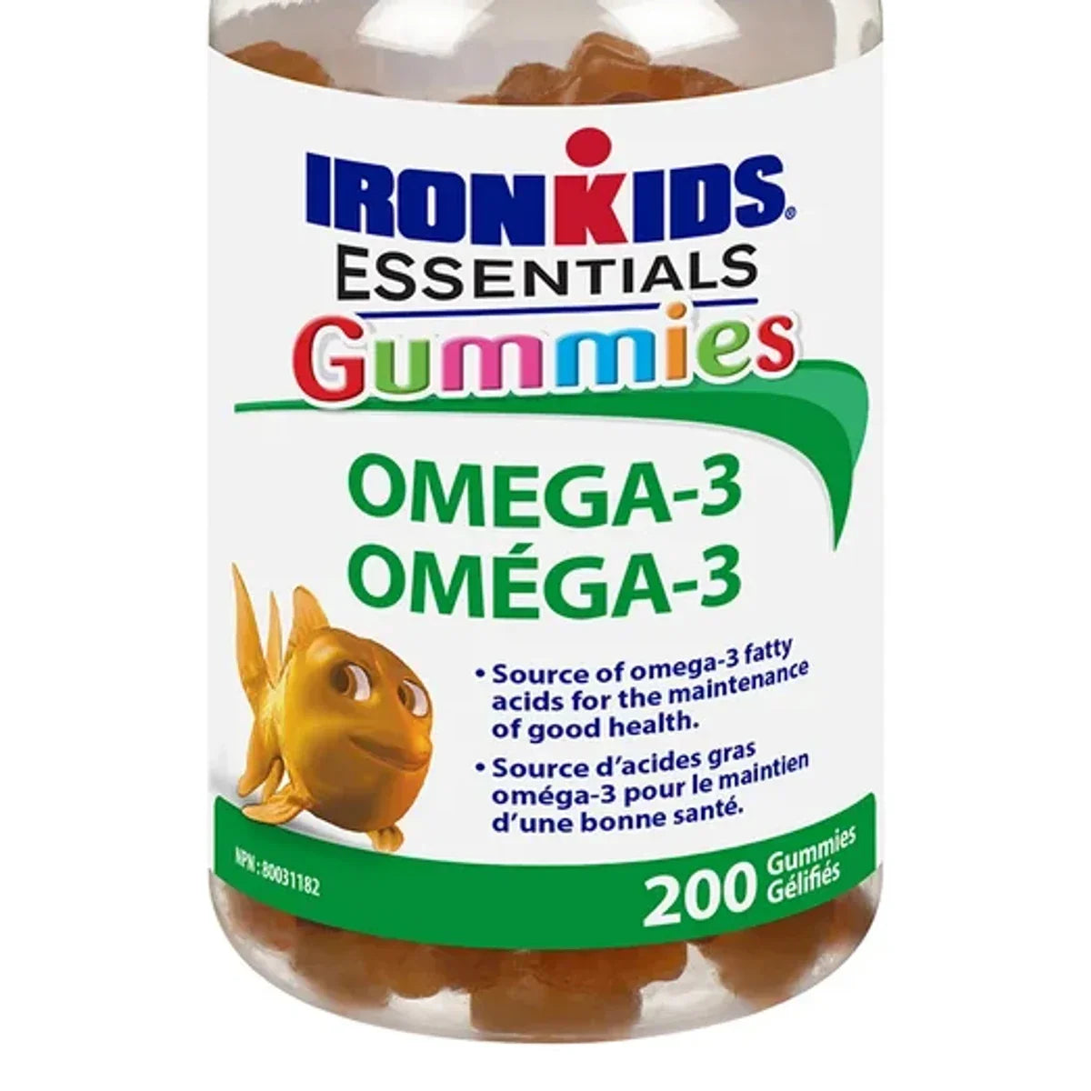 IronKids Essential Omega-3 Gummies, 2 x 200 gummies