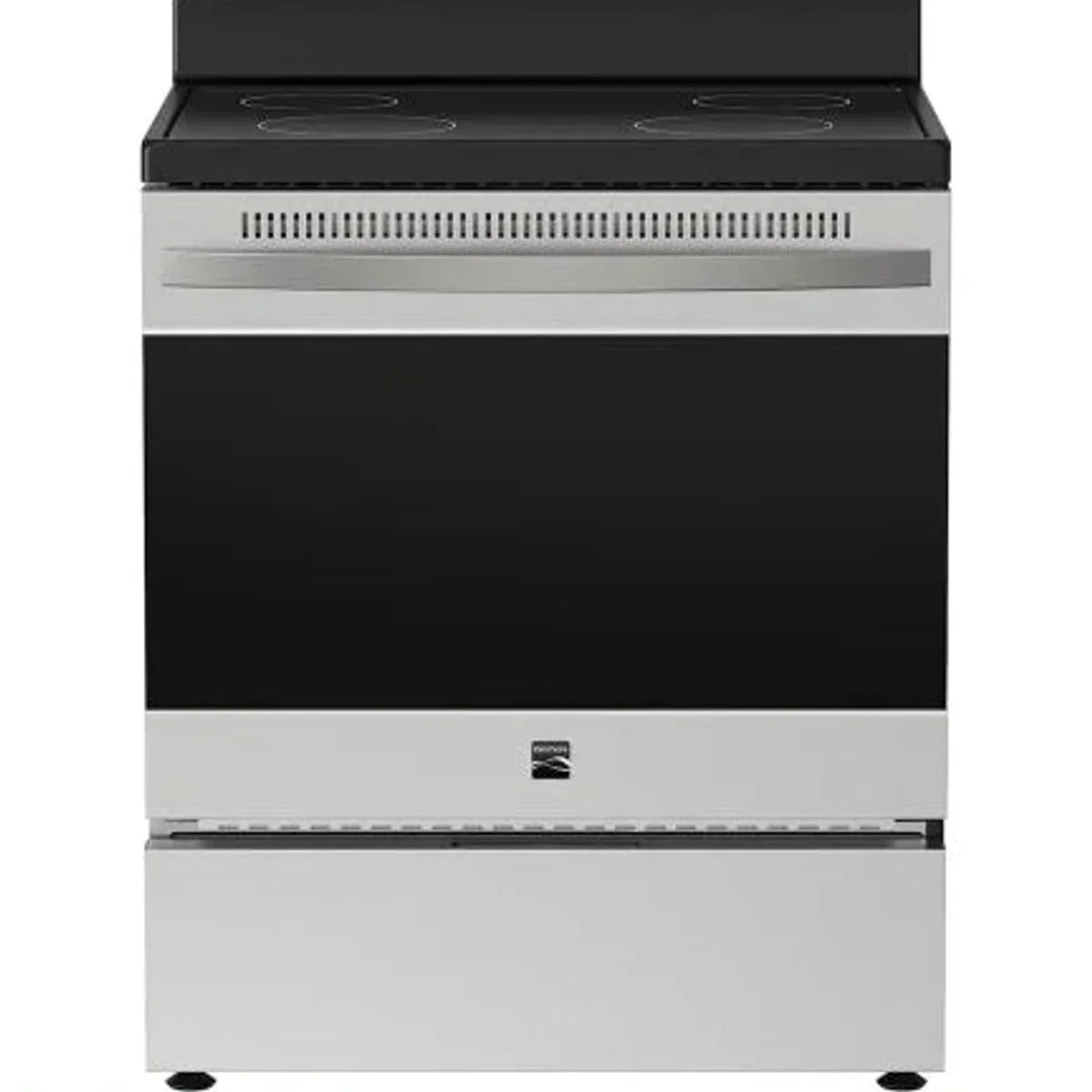 30 in. 5 cu ft. Stainless Steel Electric 4 Burner True Convection Range with Air Fry