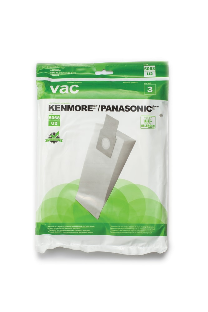 Type 5068 Replacement Vacuum Cleaner Bags, 3-pk