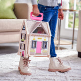 Tote-ables Cottage Doll House Playset for Kids, Includes Doll, Ages 3+