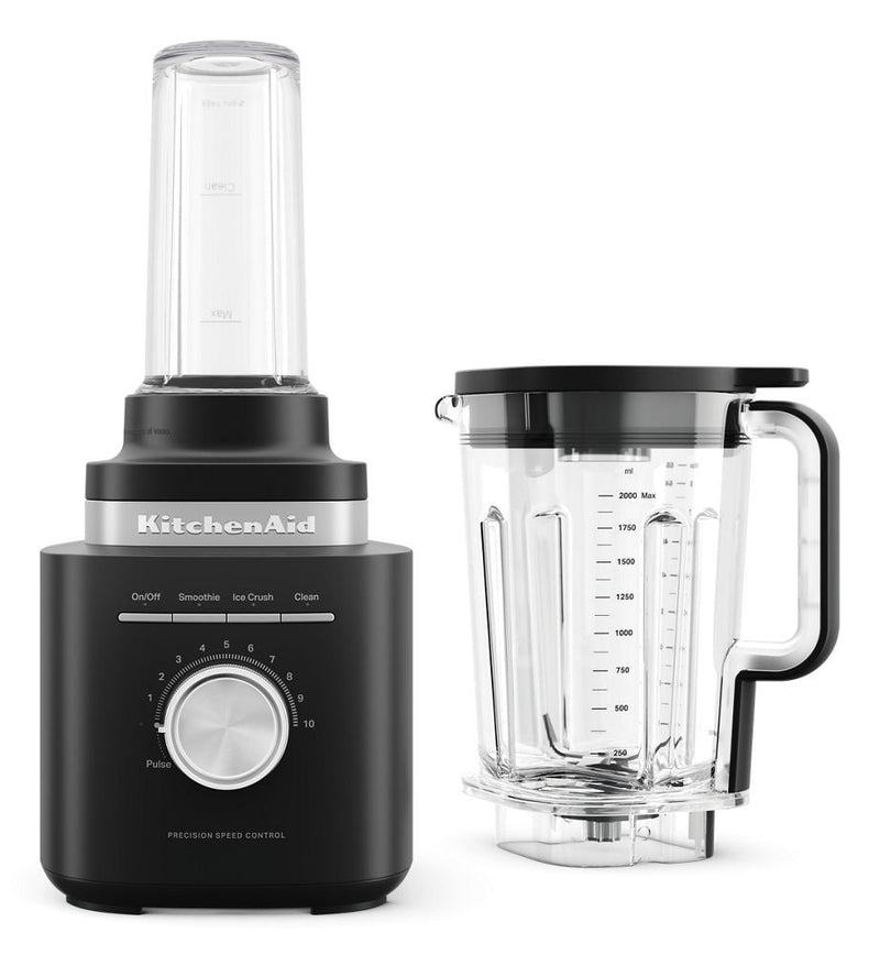 Single Blender with Jar, Precision Control, Black V487