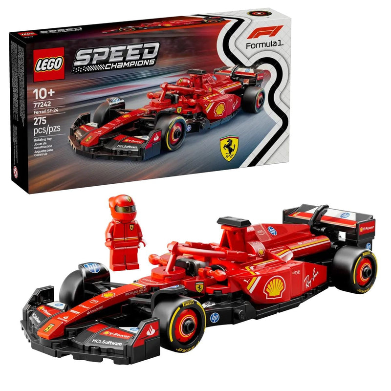 Speed Champions SF-24 F1 Race Car - 77242, 275-pcs, Ages 10+ K2553