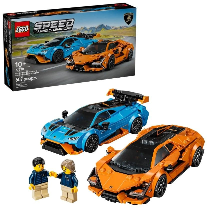 Speed Champions Revuelto & Huracán STO - 77238, 607-pcs, Ages 10+