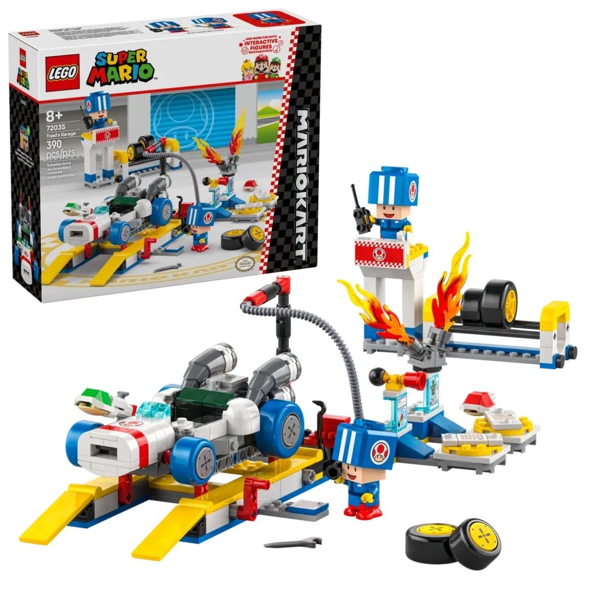 Kart Toad's Garage - 72035, 390-pcs, Ages 8+