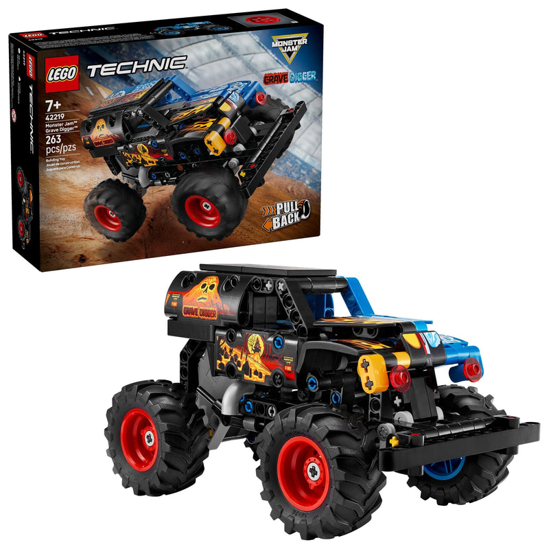 Technic Monster Jam Grave Digger Fire & Ice - 42219, 263-pcs, Ages 7+ Z4127