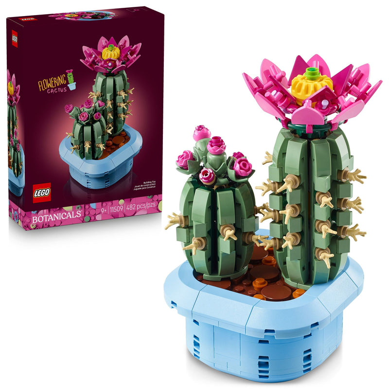 The Botanical Collection Flowering Cactus Building Set - 11509, 482-pcs, Ages 9+ Y7778