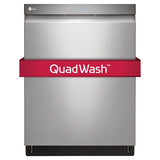 LG 24 in. Stainless-steel Built-in Top Control Dishwasher with Adjustable Third-level Rack