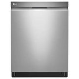 LG 24 in. Stainless-steel Built-in Top Control Dishwasher with Adjustable Third-level Rack