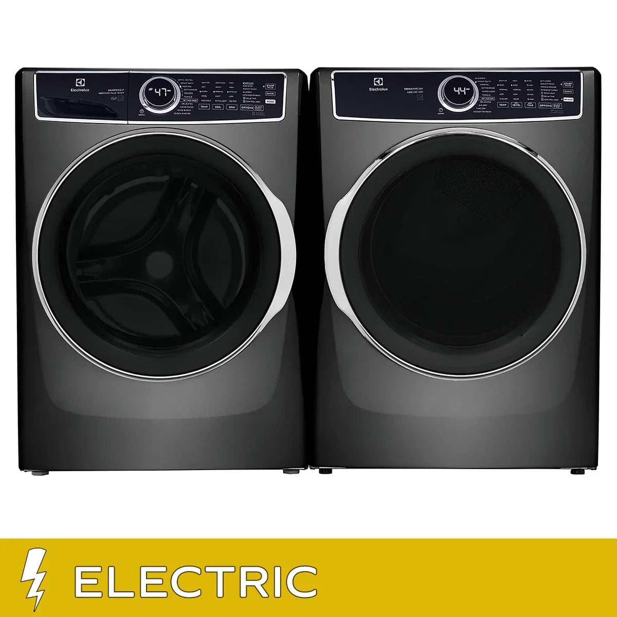 LG Laundry Bundle 5.8 cu ft. Front Load Washer and 7.4 cu ft. Electric Dryer