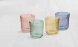 Panello Mixed Colour Rocks Glass Set, 4-pk